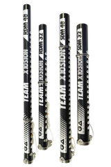 GA Extension PRO Alu LTD MTE 2026 Skistöcke, schwarz-weiß, Aluminium, vier Stöcke in verschiedenen Längen