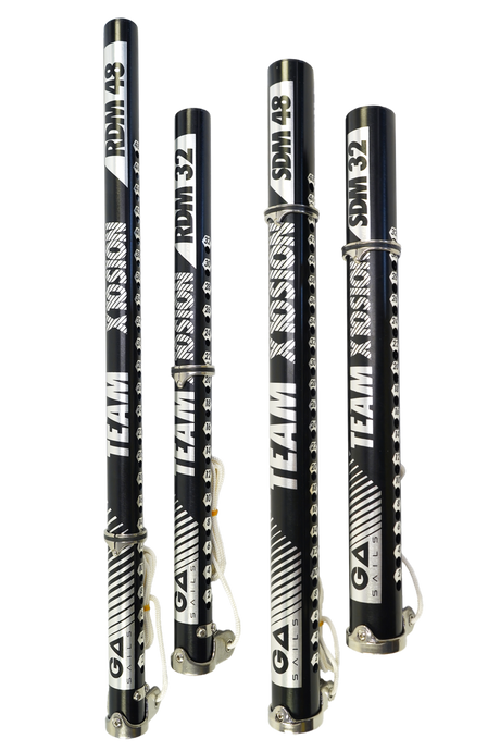 GA Extension PRO Alu LTD MTE 2026 Skistöcke, schwarz-weiß, Aluminium, vier Stöcke in verschiedenen Längen