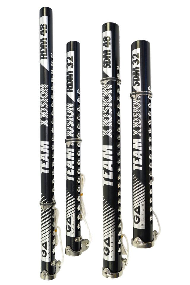 GA Extension PRO Alu LTD MTE 2026 Skistöcke, schwarz-weiß, Aluminium, vier Stöcke in verschiedenen Längen