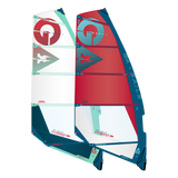 GA Sails Hybrid Complete Rig LTD MTE 2026 Windsegel rot blau mint Frontalansicht