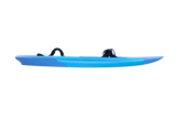 Tabou 2026 Tiny HD Waveboard in Blau, Seitenansicht mit schwarzen Griffen