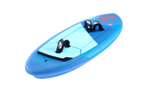 Tabou 2026 Tiny HD Hydrofoil Board in Blau mit hellem Fenster und schwarzen Fußschlaufen, Draufsicht