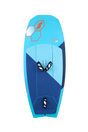 Tabou 2026 Pocket Wing Foil MTE Tragflügelbrett in Blau und Dunkelblau, Draufsicht mit sichtbaren Griffzonen und Befestigungspunkten