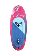 Tabou 2026 Twister Wing Foil, Pink-Blau, Kunststoff, Draufsicht, Wingfoil-Board mit geometrischem Design