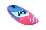 Tabou 2026 Twister Wing Foil in Blau, Pink und Violett mit zwei schwarzen Griffen, Draufsicht
