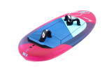 Tabou 2026 Twister Wing Foil, pink-blau-lila Farbdesign mit blauem Mittelbereich, Draufsicht auf das komplette Board