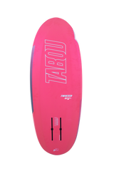 Tabou 2026 Twister Wing Foil, Pink Wingfoil Board mit Outline Design, Draufsicht