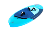 Tabou Rocket Wing MTE 2026 Wingfoil Board in Türkis und Blau mit schwarzen Griffelementen, Draufsicht
