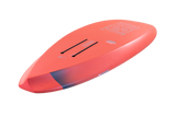 Tabou Super Yaka 2026 Waveboard in Rot mit schwarzen Streifen, 3D-Ansicht von oben