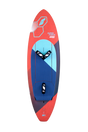 Tabou 2026 Super Yaka TEAM Wakeboard rot blau mit geometrischem Design Draufsicht