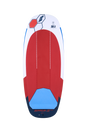 Tabou 2026 Zeppelin MTE Waveboard rot-weiß-blau mit strukturierter Oberfläche, Draufsicht
