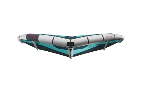 GA-Wing 2026 CROSS LW Kitewing Teal mit weißen Inflatable-Streben, Draufsicht