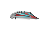 GA-Wing 2026 POISON Kitewing mit Strut, Blau-Rot-Design, Seitenansicht
