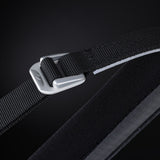 ION Collision Vest Element Side Zip 2026, schwarz, Detailansicht Seitenverschluss mit silbernem Kunststoffriegel