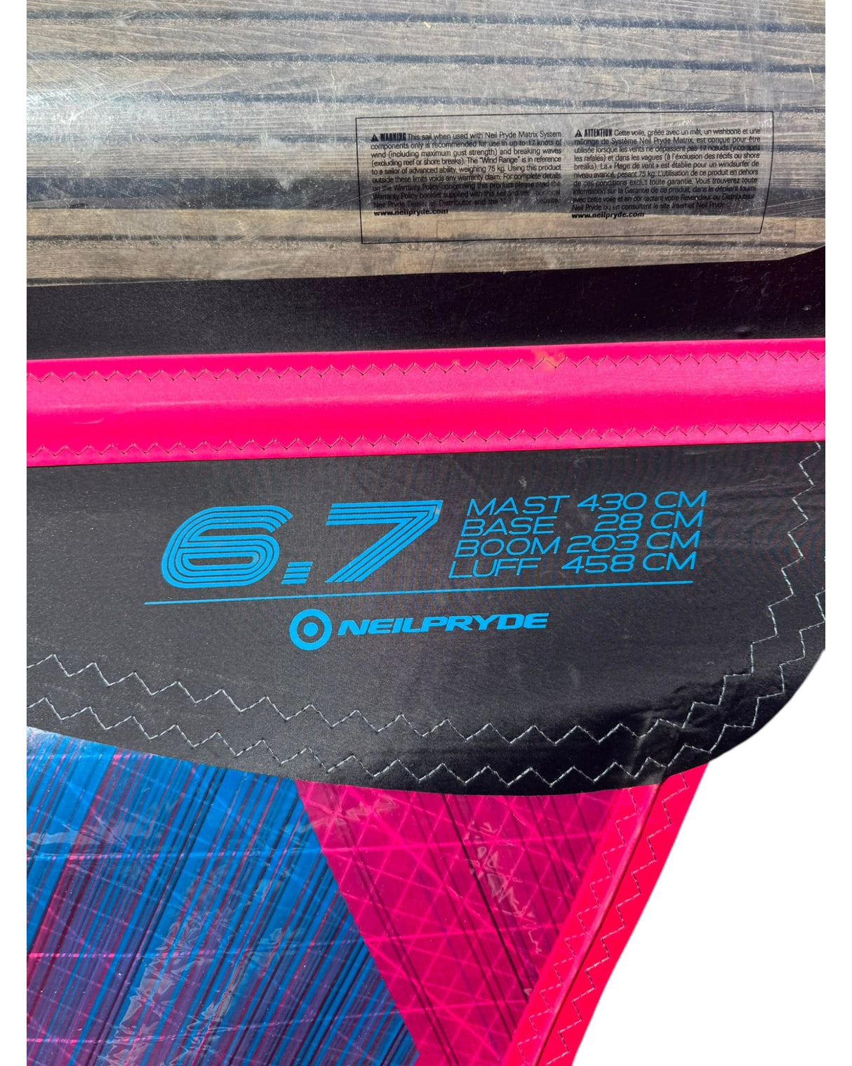 Neilpryde Fusion 6.7 2013(gebraucht)