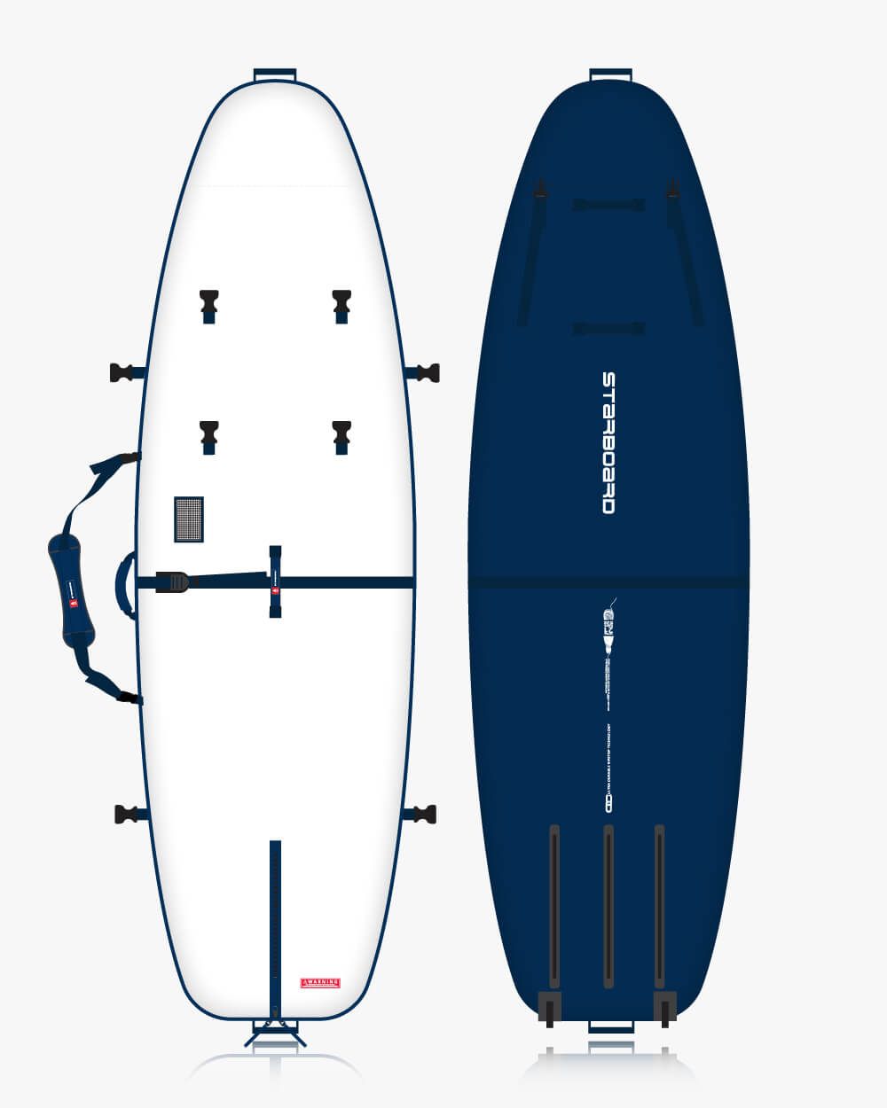 Starboard SUP WHEEL TRIPLE BAG 2027