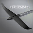 Patrik AEON Backwings Kitewing mit schwarzem Carbon-Gestell und grauen Segeln, Detailansicht der aerodynamischen Flügelkonstruktion