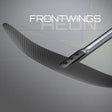 Patrik AEON Frontwings Hydrofoil mit Carbon-Konstruktion und grauem Aluminiumrohr, Detailansicht