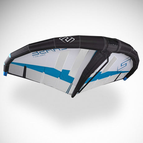 CHASE VX Gen4 Wing Kite weiß blau schwarz Stoff Ansicht von oben
