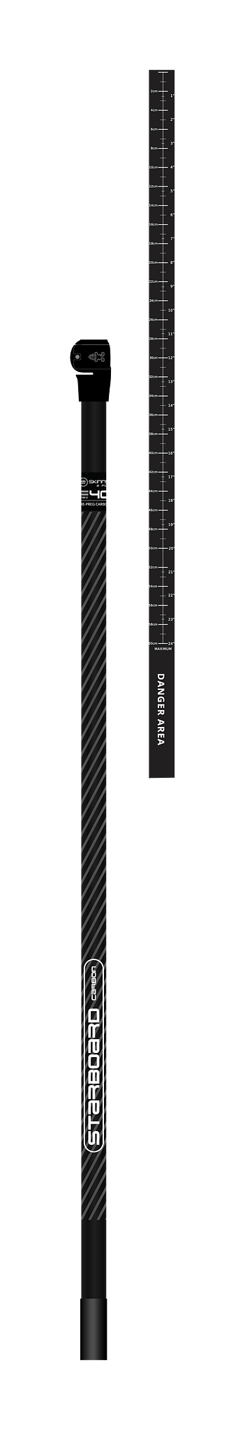 Starboard CARBON SHAFT 26MM 2PC ADJF40 2027