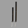 Patrik X-Tension SDM Alu Extensionboom in Schwarz mit Aluminium, verstellbar, zwei verschiedene Längen nebeneinander