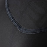 ION Collision Vest Core Front Zip 2026 schwarz mit Reißverschluss Detail Nahaufnahme