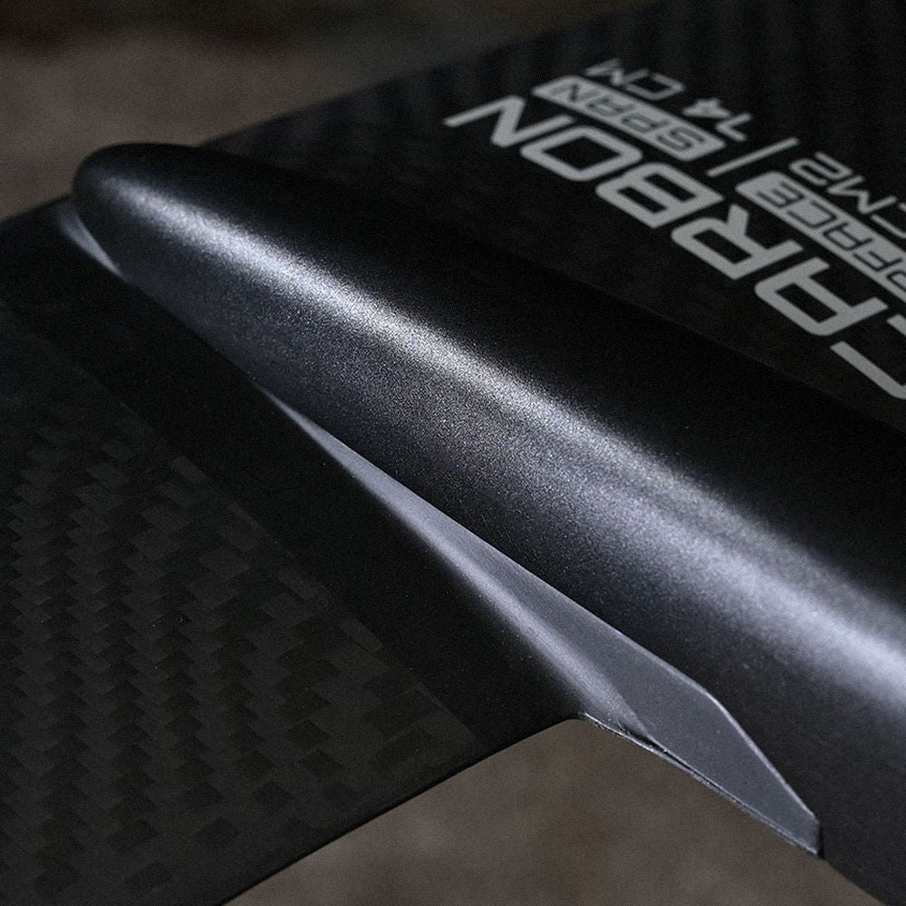 Patrik Foil Set HF Race PRO schwarzes Aluminium-Foil mit glänzender Oberfläche und weißem Druck, Detailansicht