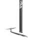 GA Foil CARBON UHM Set 85 Wing Foil 2026 in Schwarz mit Mast, Fuß und Flügel, Frontansicht