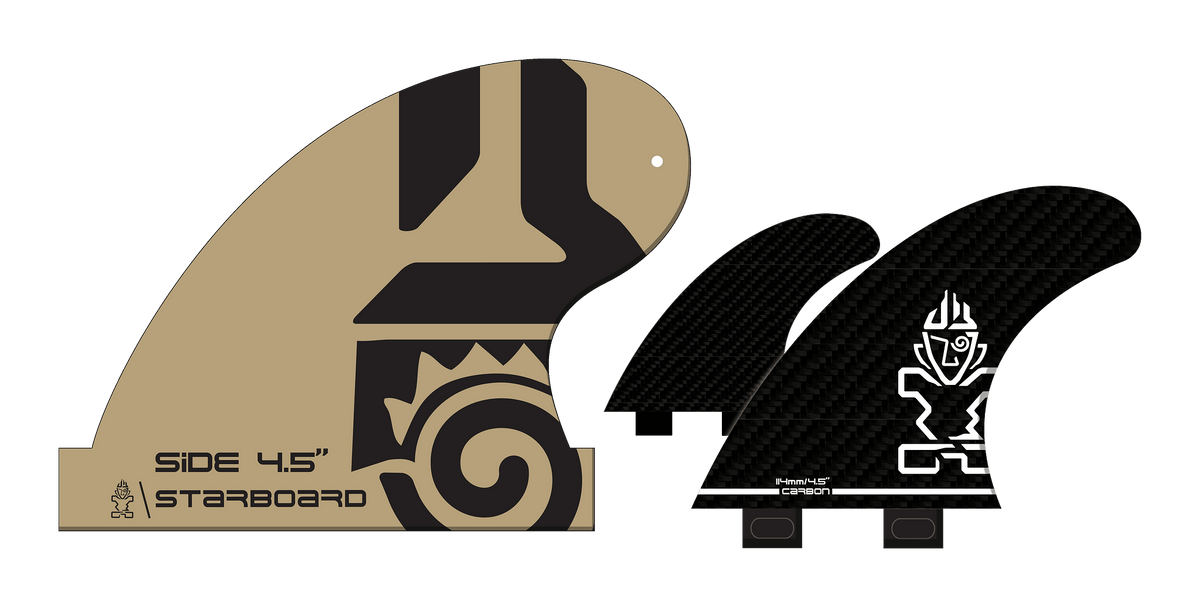Starboard FIN SIDE L,R CARBON SUP ECO PACKAGING  2025