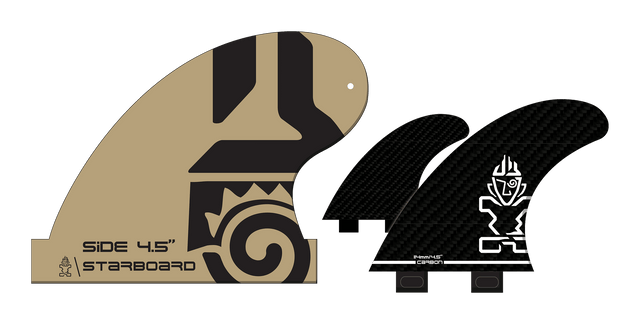Starboard FIN SIDE L,R CARBON SUP ECO PACKAGING  2025