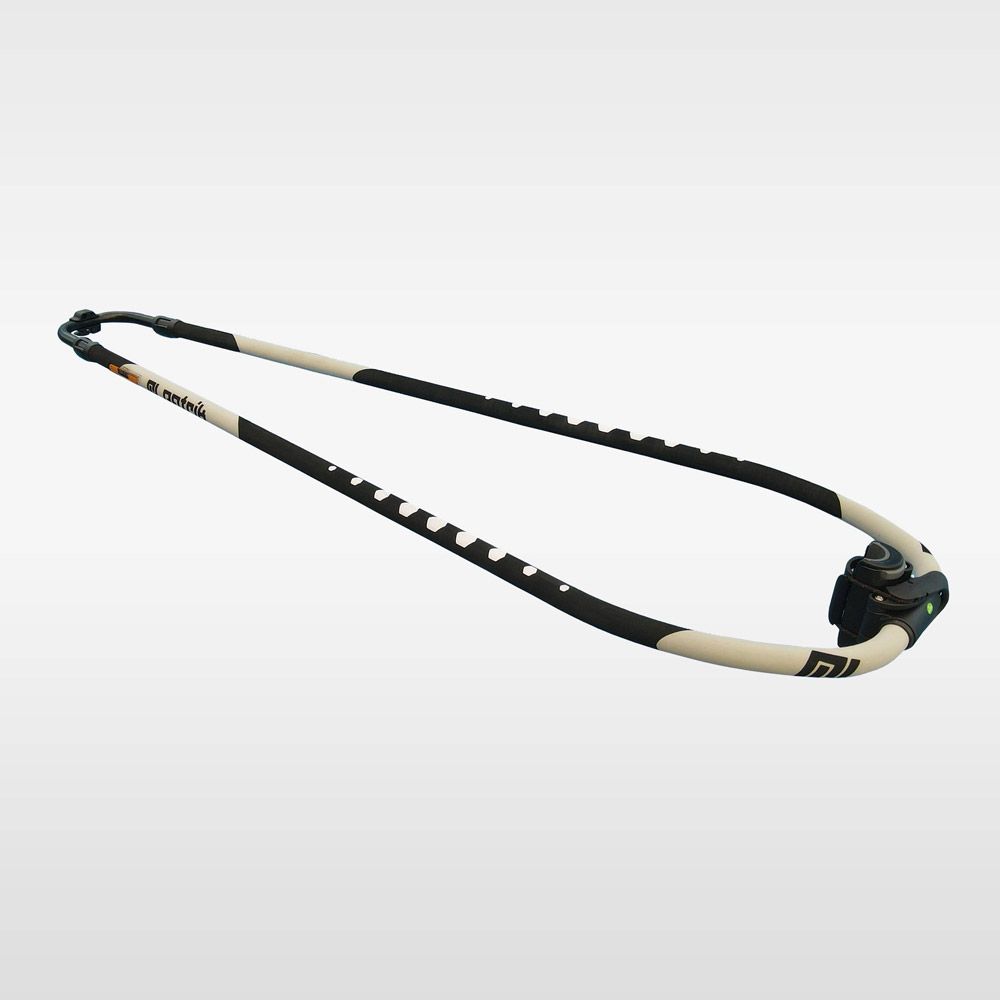 Patrik Alu L-Curve Boom Aluminium-Ausleger, schwarz-beige, Seitenansicht