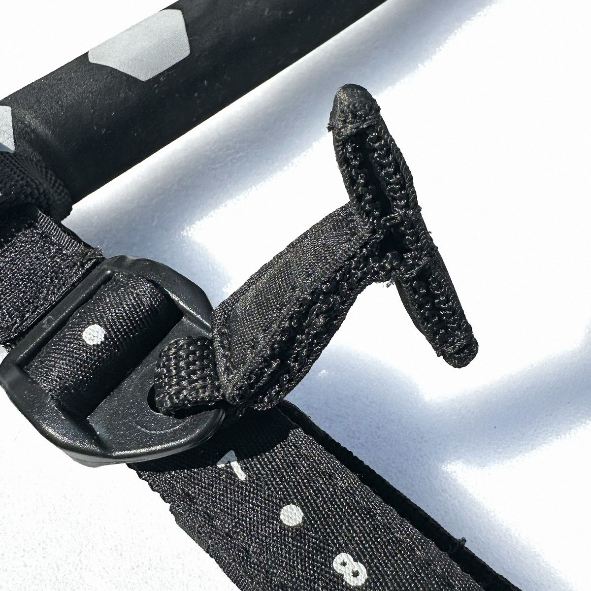 Patrik Harness Line Pro Comp schwarzes Trapez-Geschirr aus Nylon mit Mesh-Details und Befestigungspunkten, Detailansicht