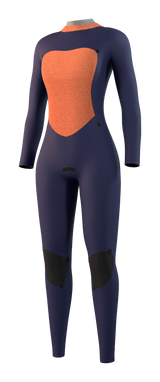 Mystic Star Fullsuit 3/2mm Bzip Women 2027 (7)