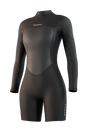 Mystic Brand Longarm Shorty 3/2mm Bzip Flatlock Women 2027 (1)