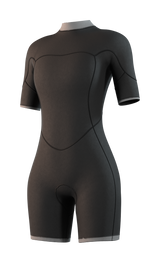 Mystic Brand Shorty 3/2mm Bzip Flatlock Women 2027 (2)