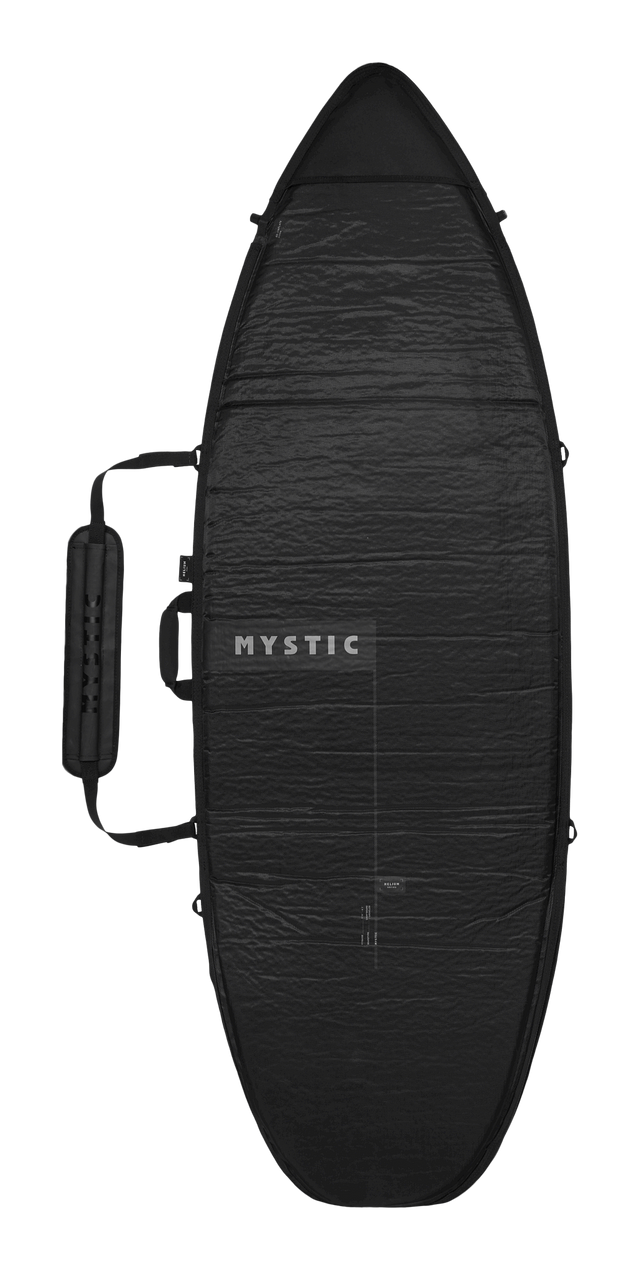 Mystic Helium Inflatable Day Cover 2027, schwarze aufblasbare Schutzhülle mit Ventil, Frontansicht