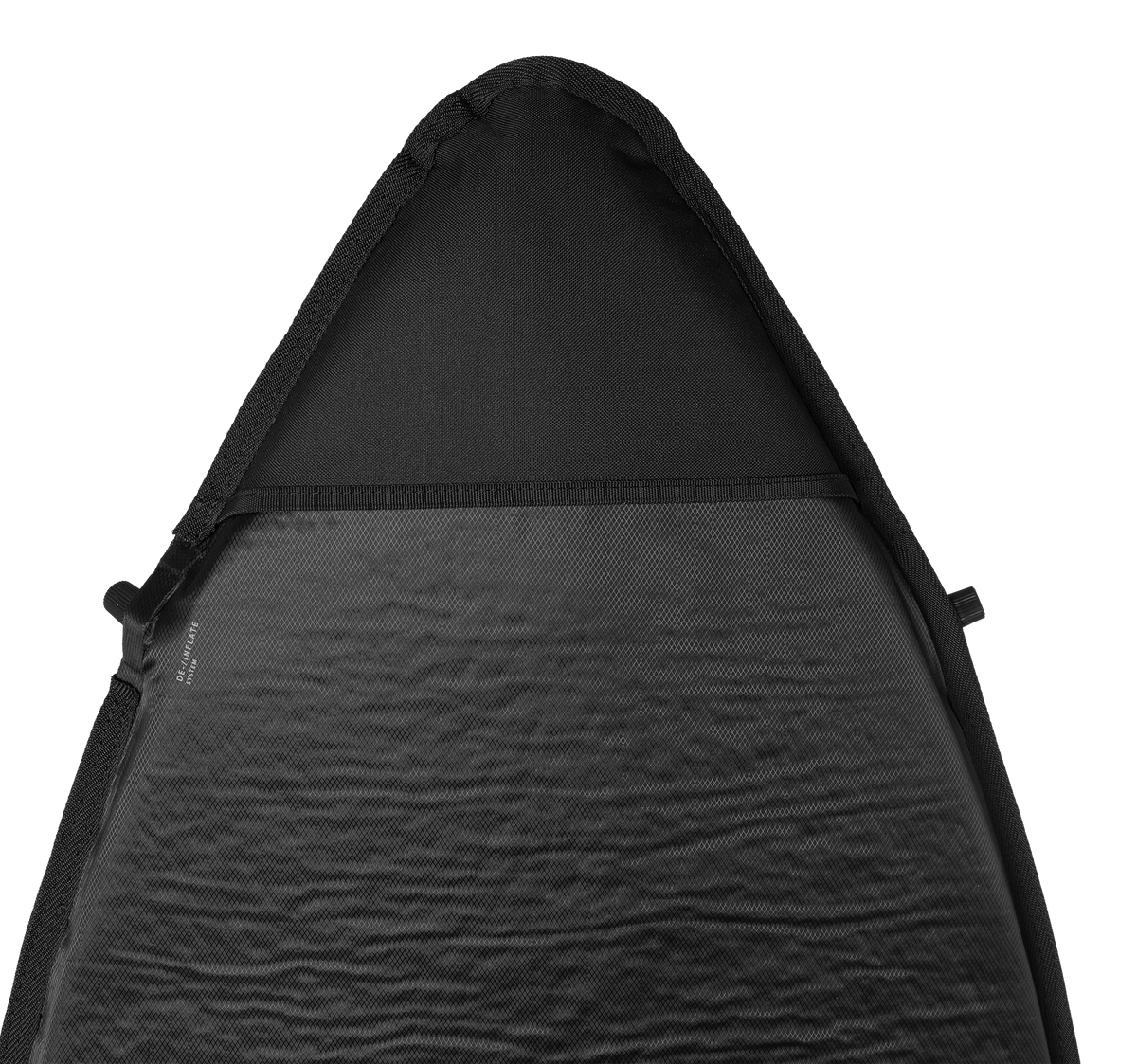 Mystic Helium Inflatable Day Cover 2027 schwarz, aufblasbare Abdeckung mit strukturiertem Material, Draufsicht