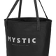 Mystic Happy Hour Wetsuit Changing Bucket 2027, schwarzer Eimer mit Tragegriffen und weißem MYSTIC-Schriftzug, Frontalansicht