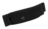 Mystic Windsurf Footstraps 2027 schwarze Neopren-Fußschlaufen mit Klettverschluss, Draufsicht