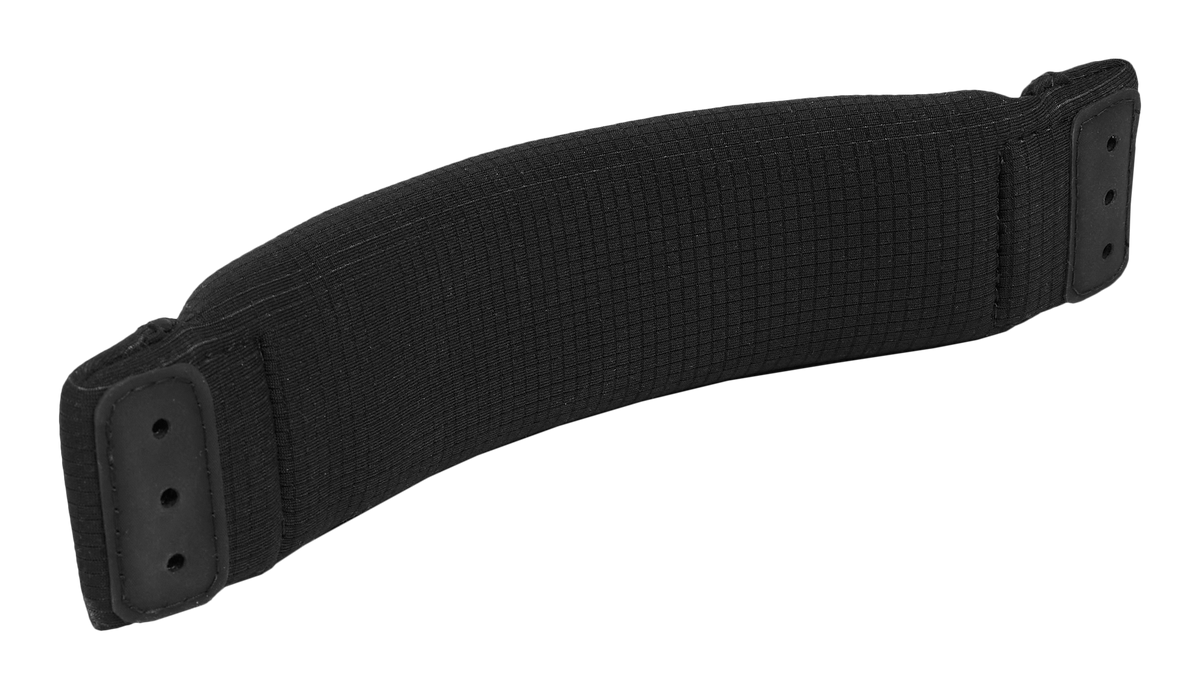 Mystic Windsurf Footstraps 2027 schwarze Fußschlaufen aus Neopren mit verstellbaren Verschlüssen, Seitenansicht
