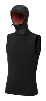 Mystic Neoprene Top with hood 3/2mm 2027 (1)