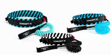 Concept X Wing Foil Waist Leash V6+ XS-M 110cm - mint / mint (6)