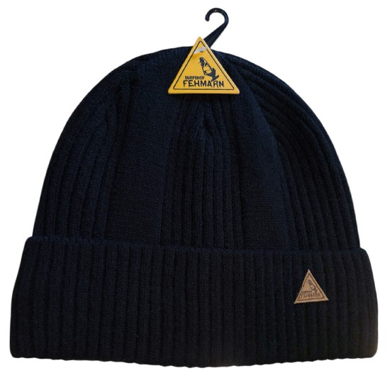 Surfshop Fehmarn Mütze Rippstrick