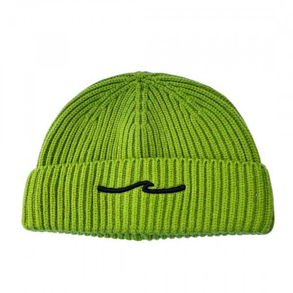 Klitmøller_Rig_Wear_Beanie_Wave_Kopfbedeckung_muetze_gruen