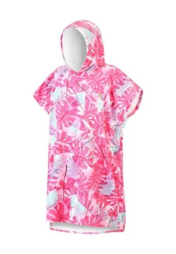 After Poncho Big Leaves Burnt Pink
