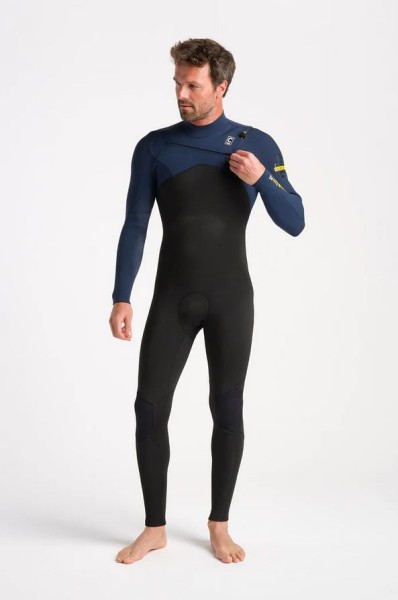 C-Skins NuWave Mens Session 4:3 Mens Chest Zip Steamer